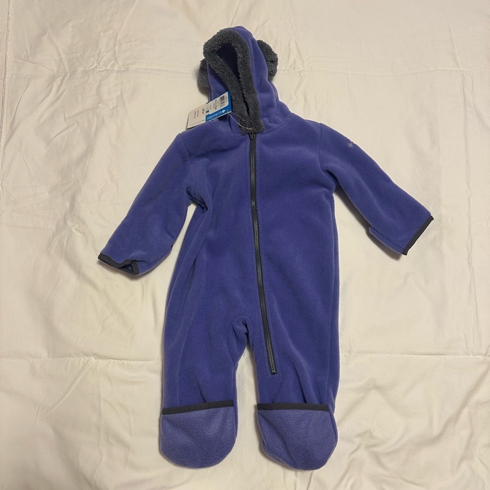 NWTO Columbia purple kids bodysuit (6-12mo)